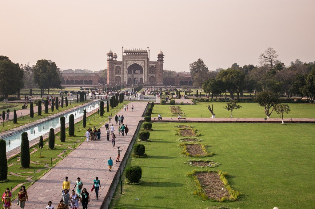 View from Terrace to Gateway 