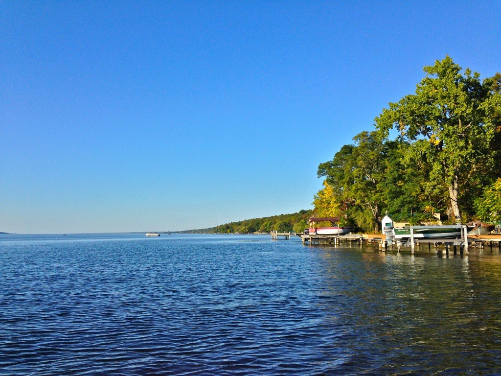 Seneca Lake, the deepest of the New York Finger Lakes, holds the largest wine trail in the state. (Photography Jenna Intersimone)