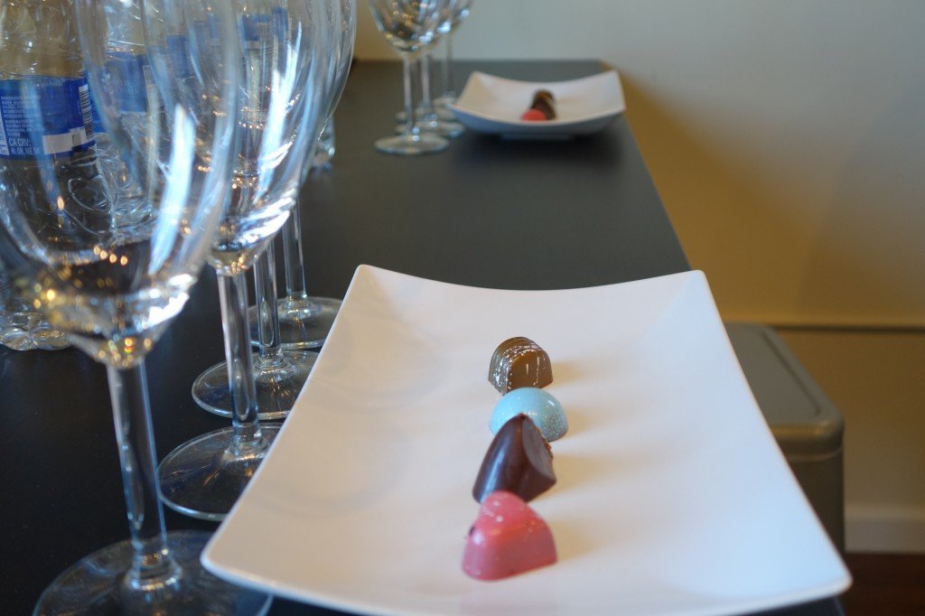 Special chocolates to be paired with wines