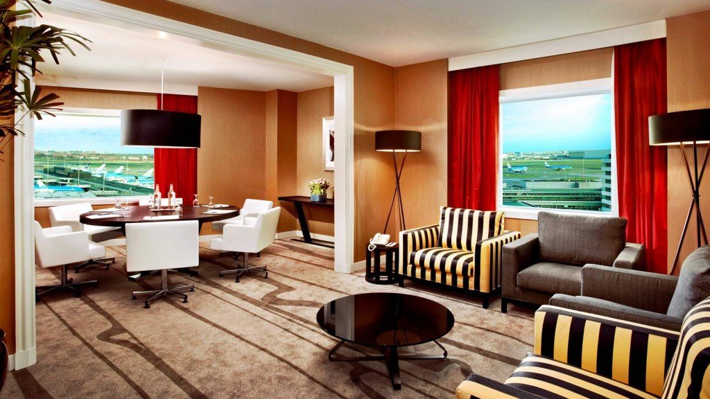 Tower Suite at Sheraton Amsterdam Airport Hotel