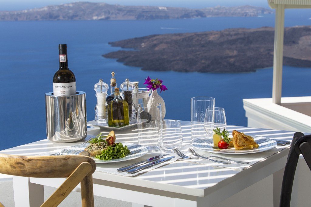 Pergla Restaurant - Lunch Courtesy Iconic Santorini