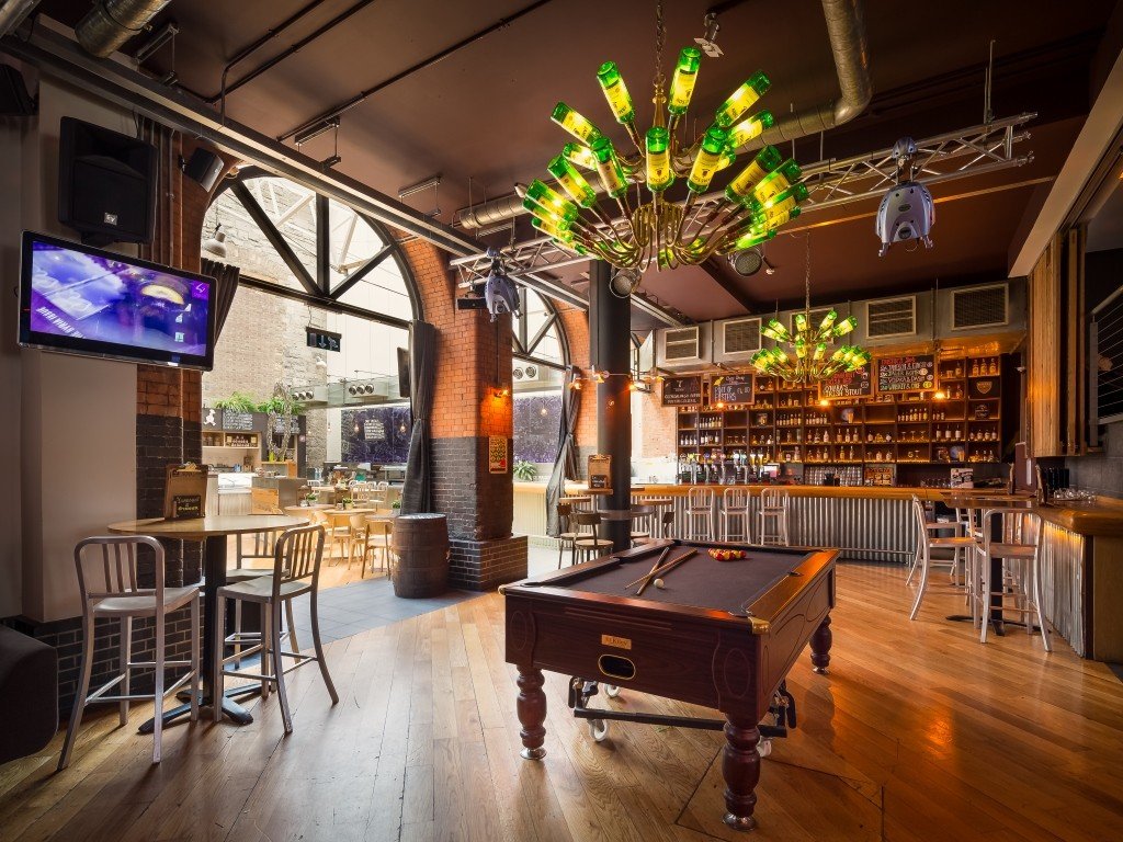 Generator pays tribute to the neighboring Jameson Distillery with its one-of-a-kind Jameson bottle chandeliers, where I could enjoy drinks beneath at the in-house bar alongside the curated art pieces and leather-tufted chesterfields. (Photography Generator Hostel)