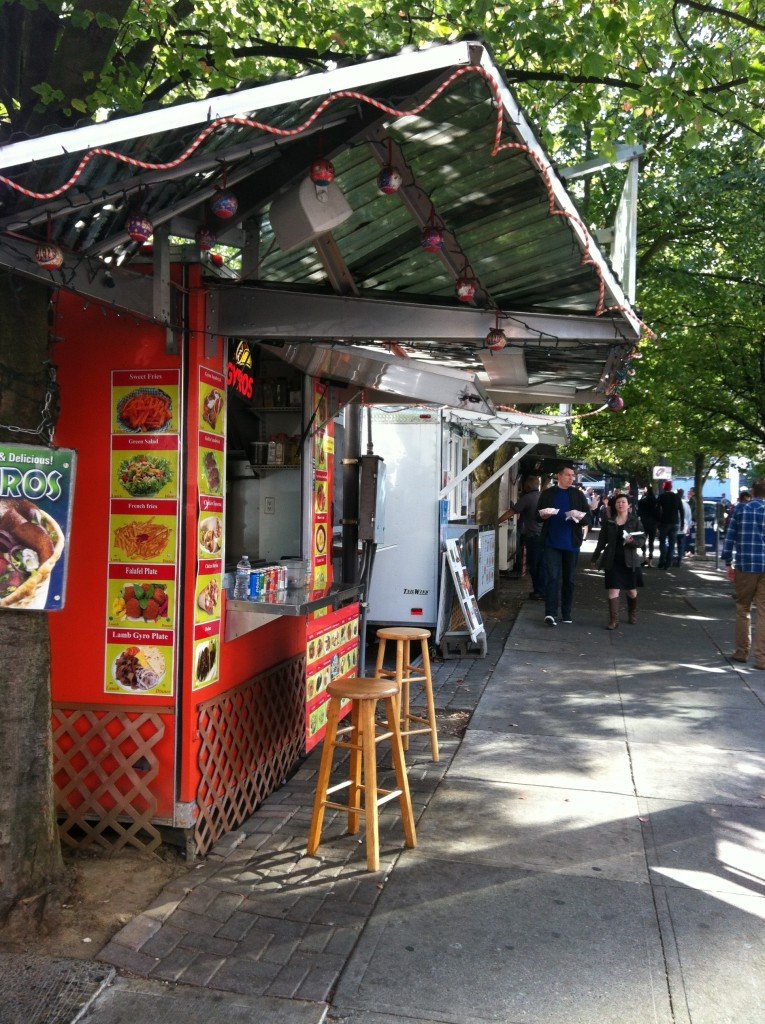 Just a few of the Portland Food Carts.