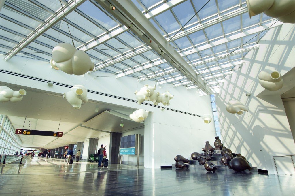 Art In Public Places in Sea-Tac's Concourse A, 19 March 2011