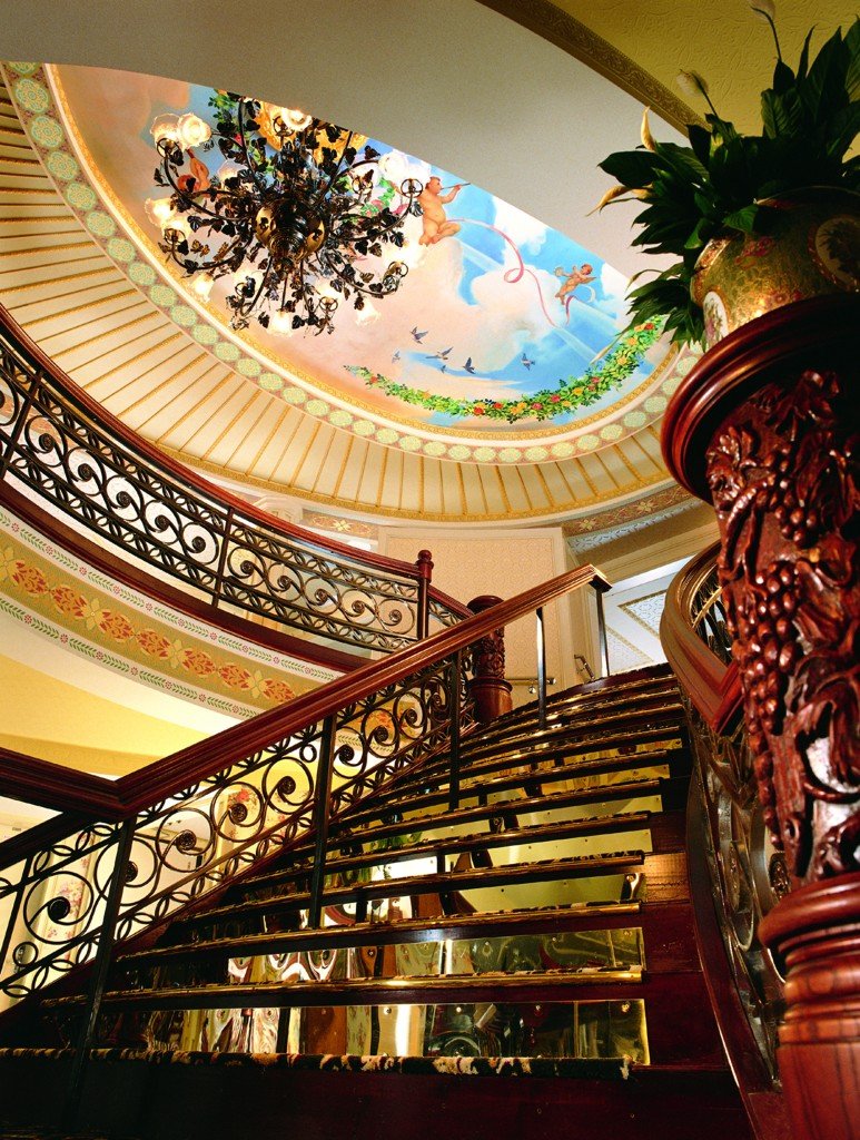 American Queen grand staircase