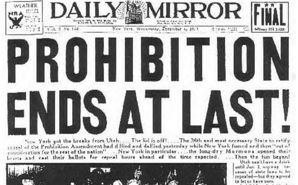 Prohibition Repealed, Image courtesy of geeknation.com