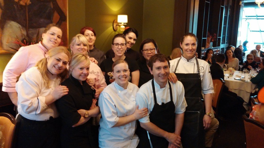 Chefs and Waiters at the James Beard House lunch