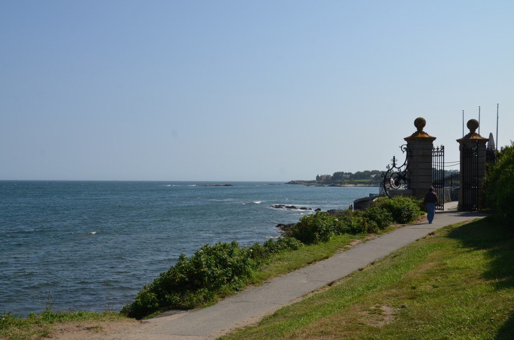 Gate to the Cliff Walk.