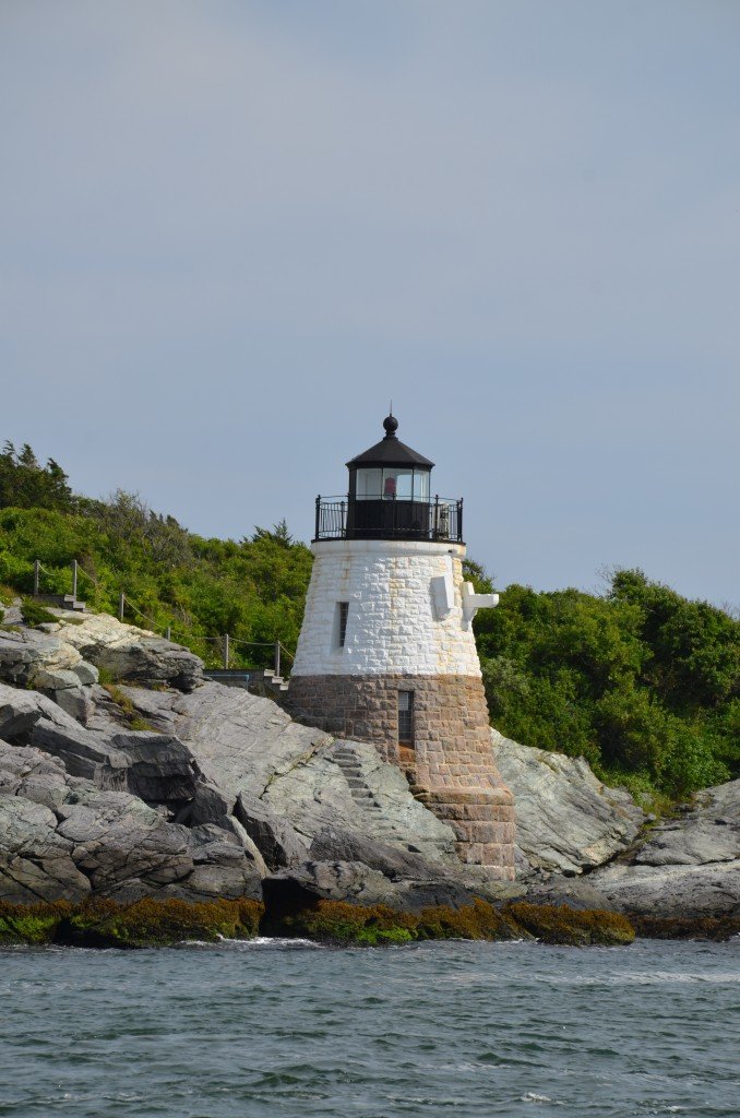 Small Newport lighthouse.