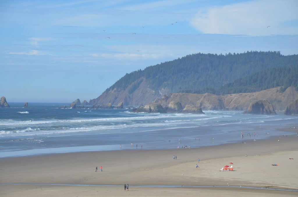 First view of the Oregon coast