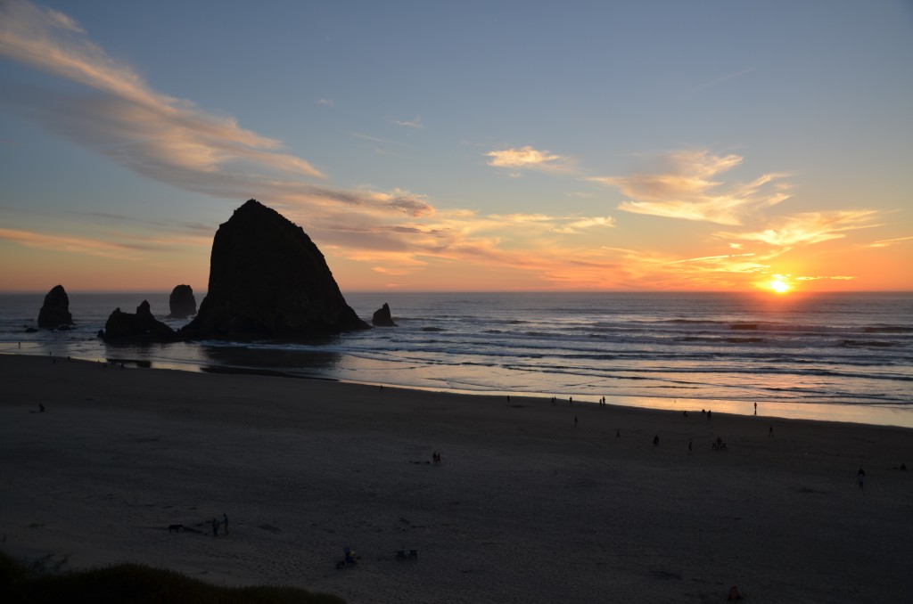 Sunset in Cannon Beach