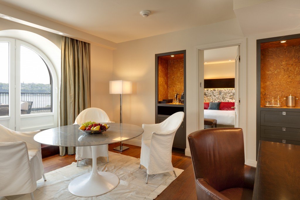 One of eleven luxury suites at Auberge Saint-Antoine