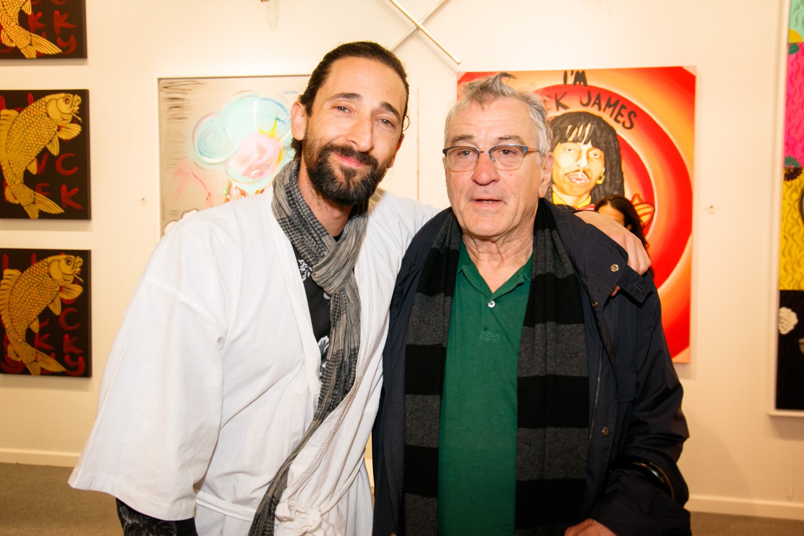 Adrien Brody’s exhibit “Hooked” Star-Studded Opening
