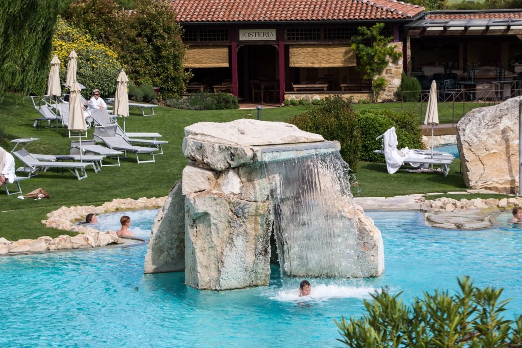 Waterfall massage at the Adler Resort