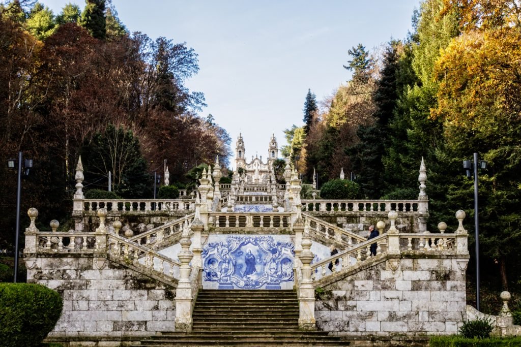 Our Lady of Remedies Chapel in Lamego, Portugal. 