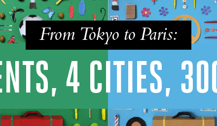 From Tokyo to Paris: 4 Continents, 4 cities, 300 objects