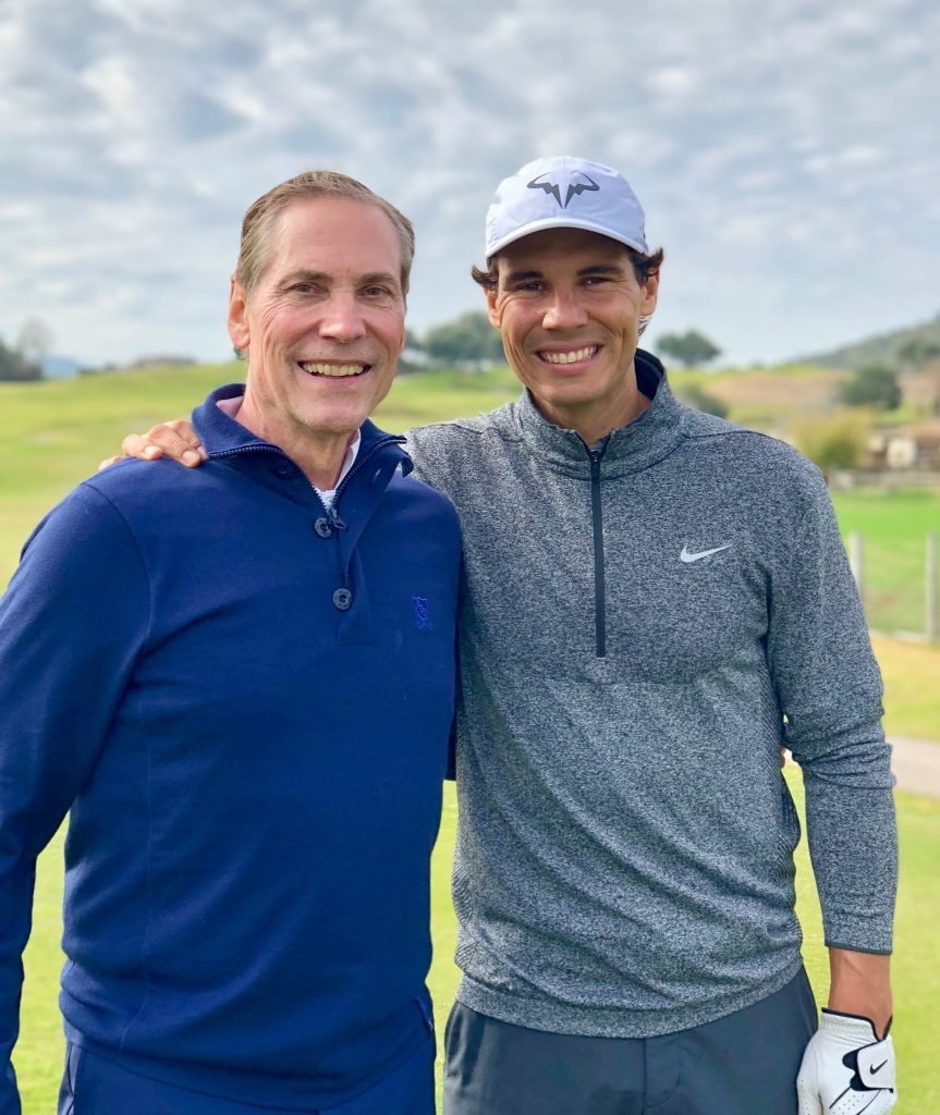 Philip White, chief executive officer, Sotheby’s International Realty Affiliates LLC with Rafa Nadal