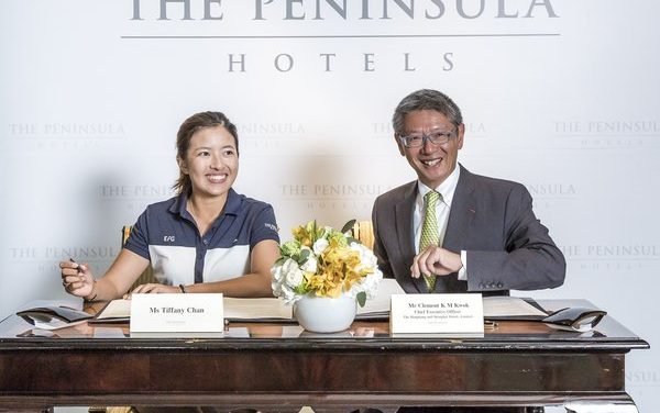 The Peninsula Hotels announces partnership with Hong Kong LPGA golfer Tiffany Chan