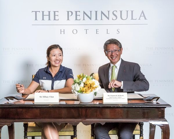 The Peninsula Hotels announces partnership with Hong Kong LPGA golfer Tiffany Chan
