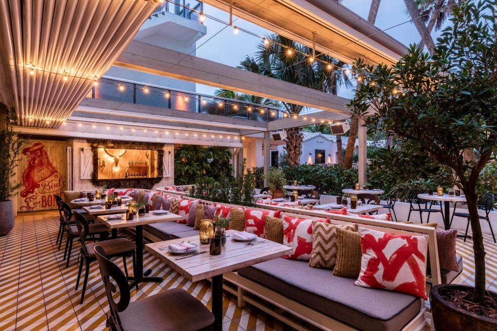 Bird and Bone Terrace The Confidante Miami Beach