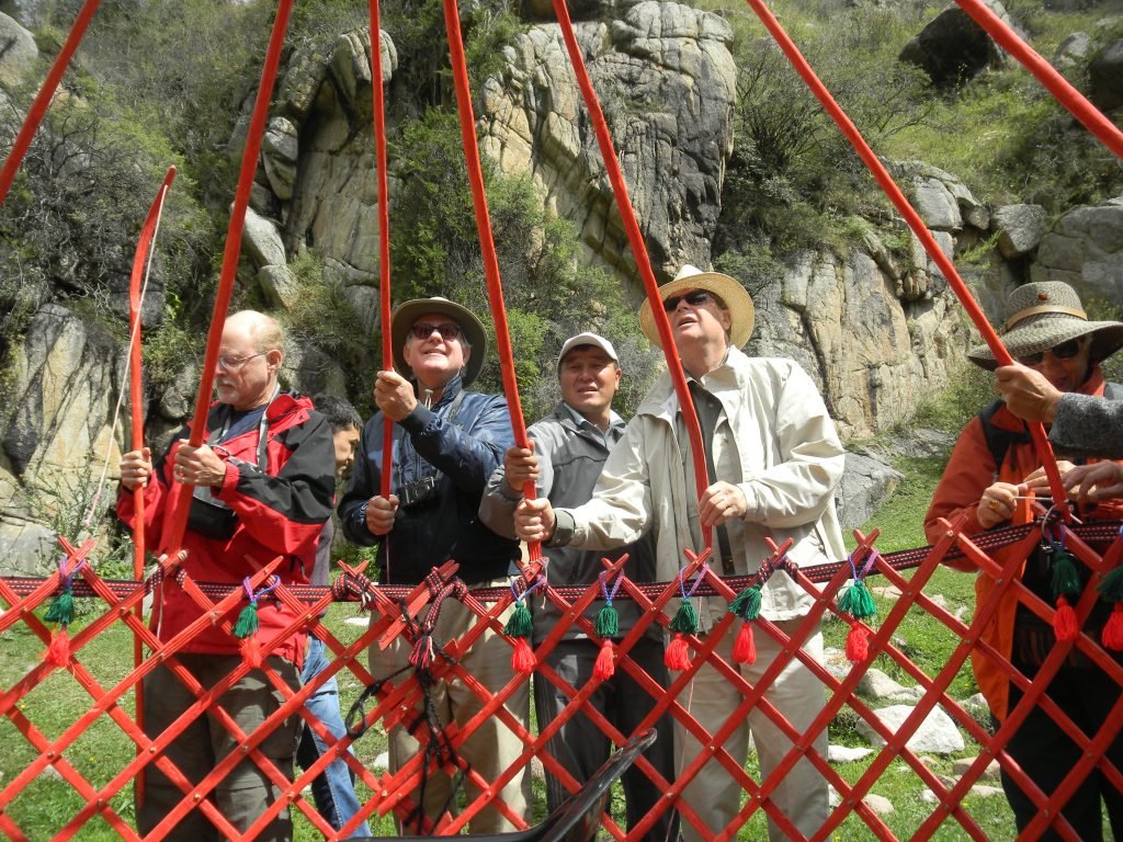 Issy Kul Lake, assembly of Kyrgyz yurt