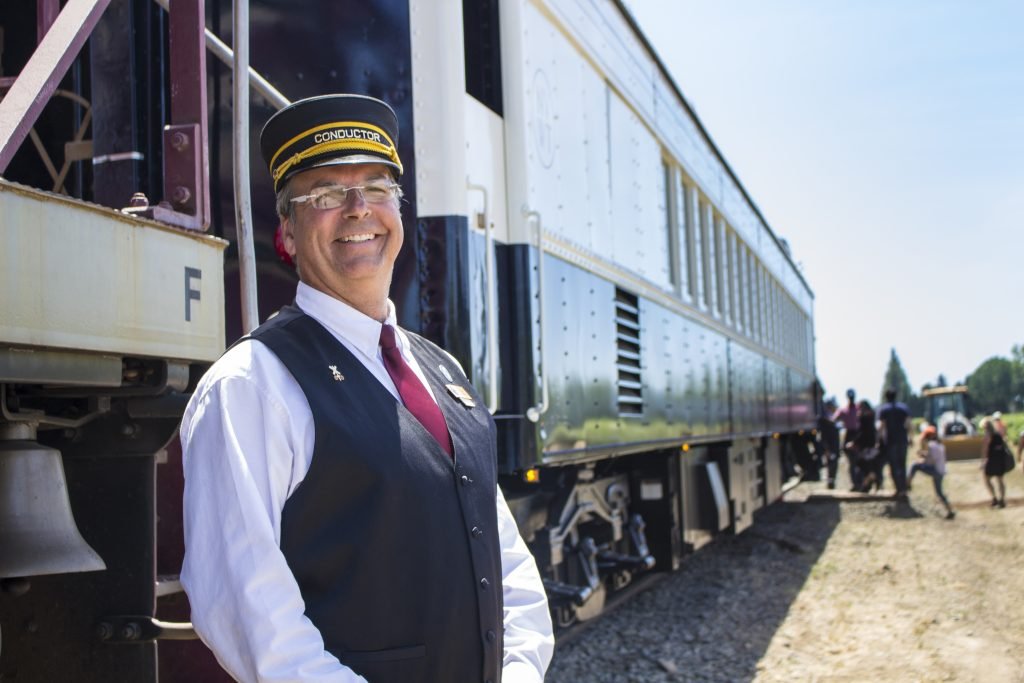 Napa Valley Wine Train conductor