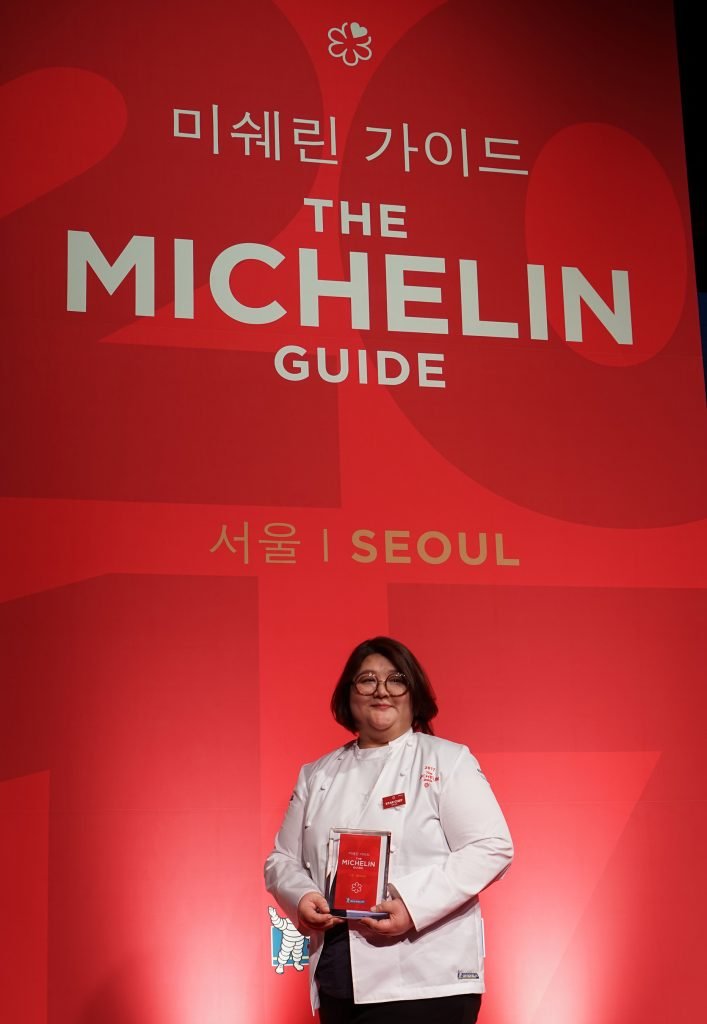 Kim Ji-young, the Head Chef of Balwoo Gongyang a one-Michelin-starred restaurant in Korea-Seoul for 2017-2018