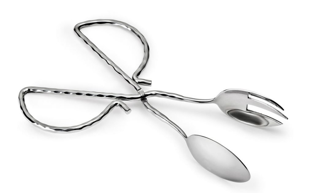 Miravella Stainless Steel Serving Tongs