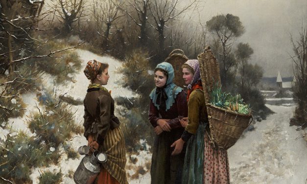 Long Lost Painting by Daniel Ridgway Knight Surfaces