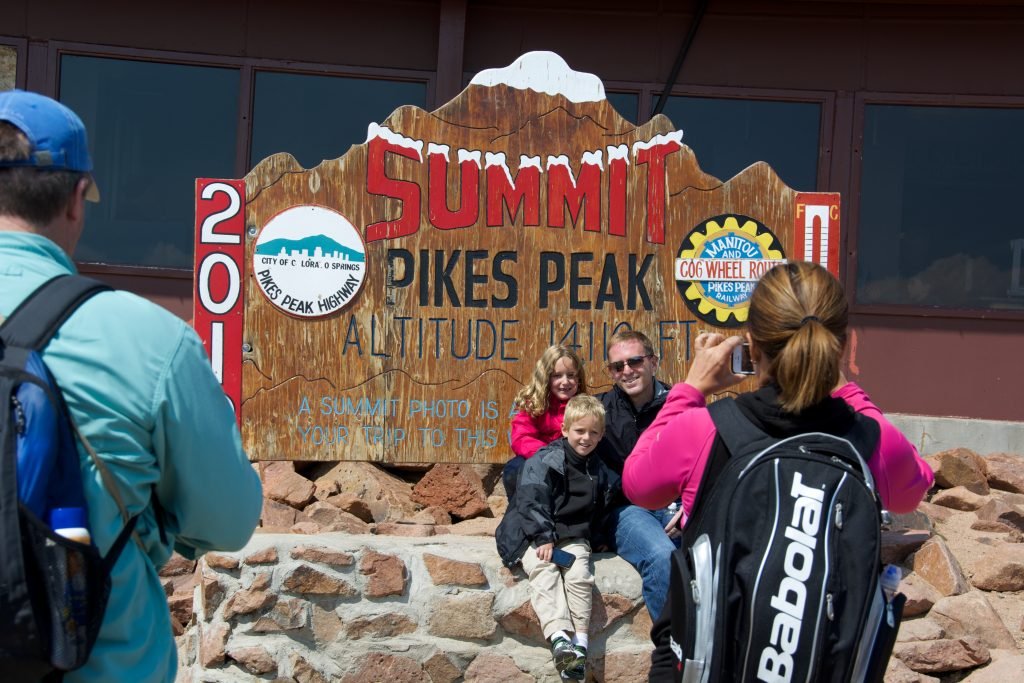Pikes Peak Summit courtesy of Visit Colorado Springs