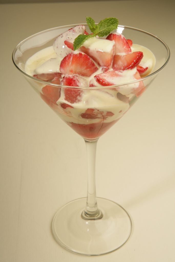 Chef Nick Stellino's Strawberries with Zabaglione & Orange Liqueur