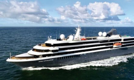 World Navigator, Atlas Ocean Voyages’ First Expedition Ship Floats Out; Sister Ship World Traveller Lays Keel