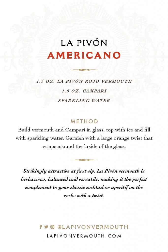 La Pivon Vermouth Americano recipe