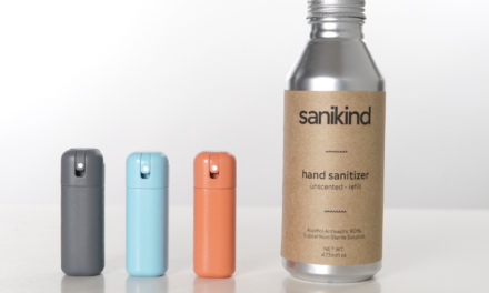 Refillable Sanikind hand sanitizer
