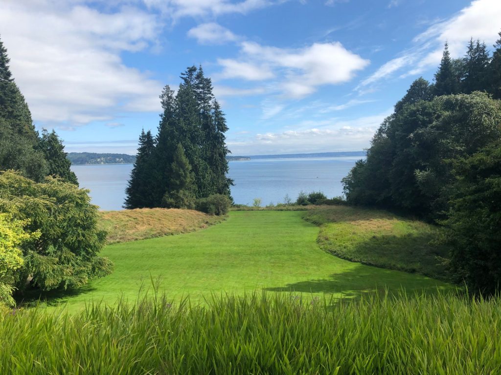 View of Puget Sound from the bluff