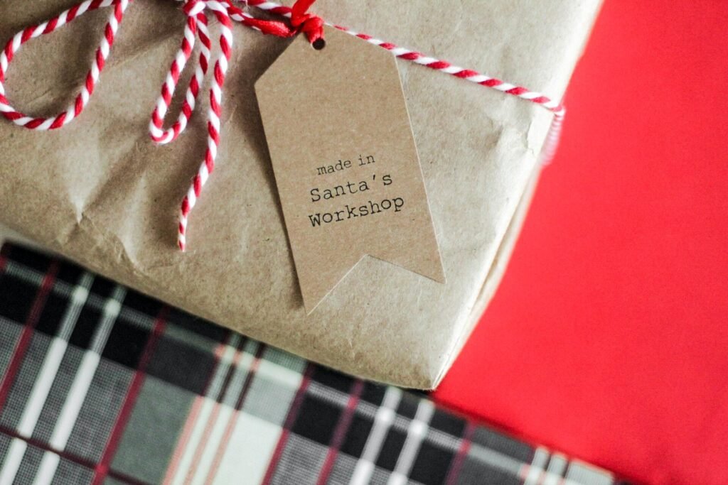 Sustainable holiday wrapping paper