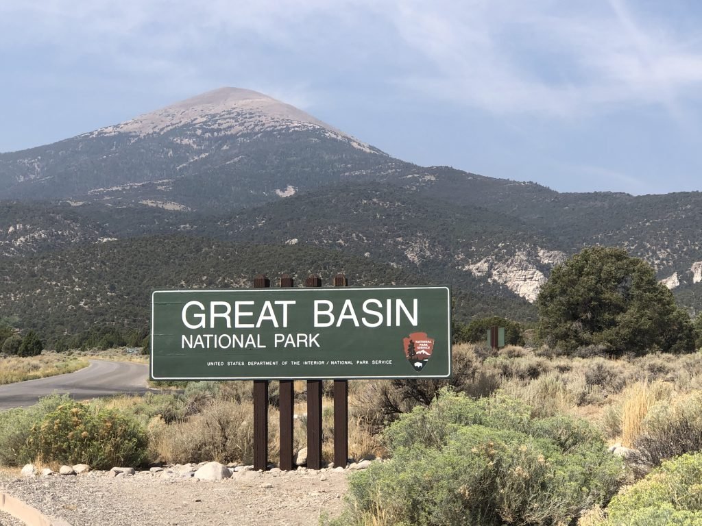 Welcome to Great Basin National Park sign