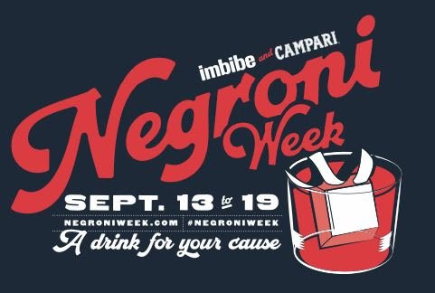 Negroni Week, Las Vegas: September 13-19 [COCKTAIL TIME]