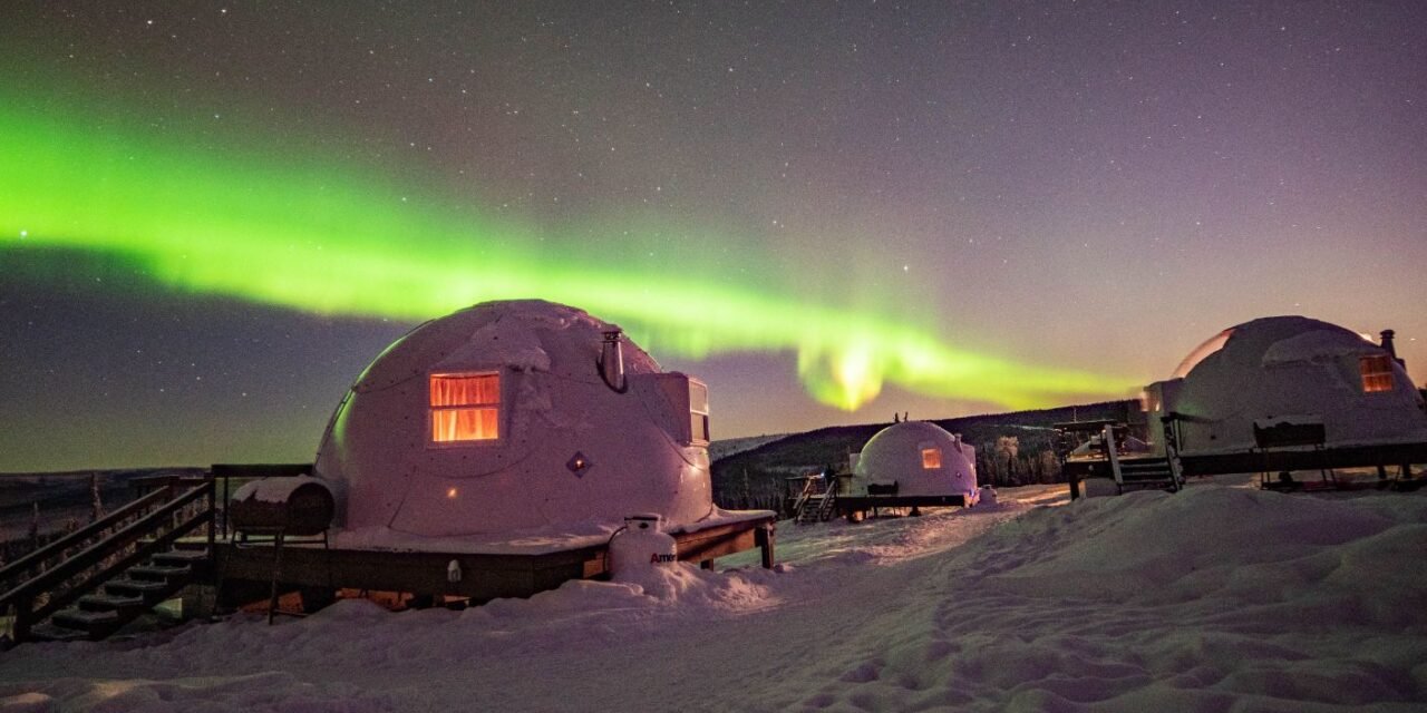 Immerse yourself in the Alaskan winter at Borealis Basecamp