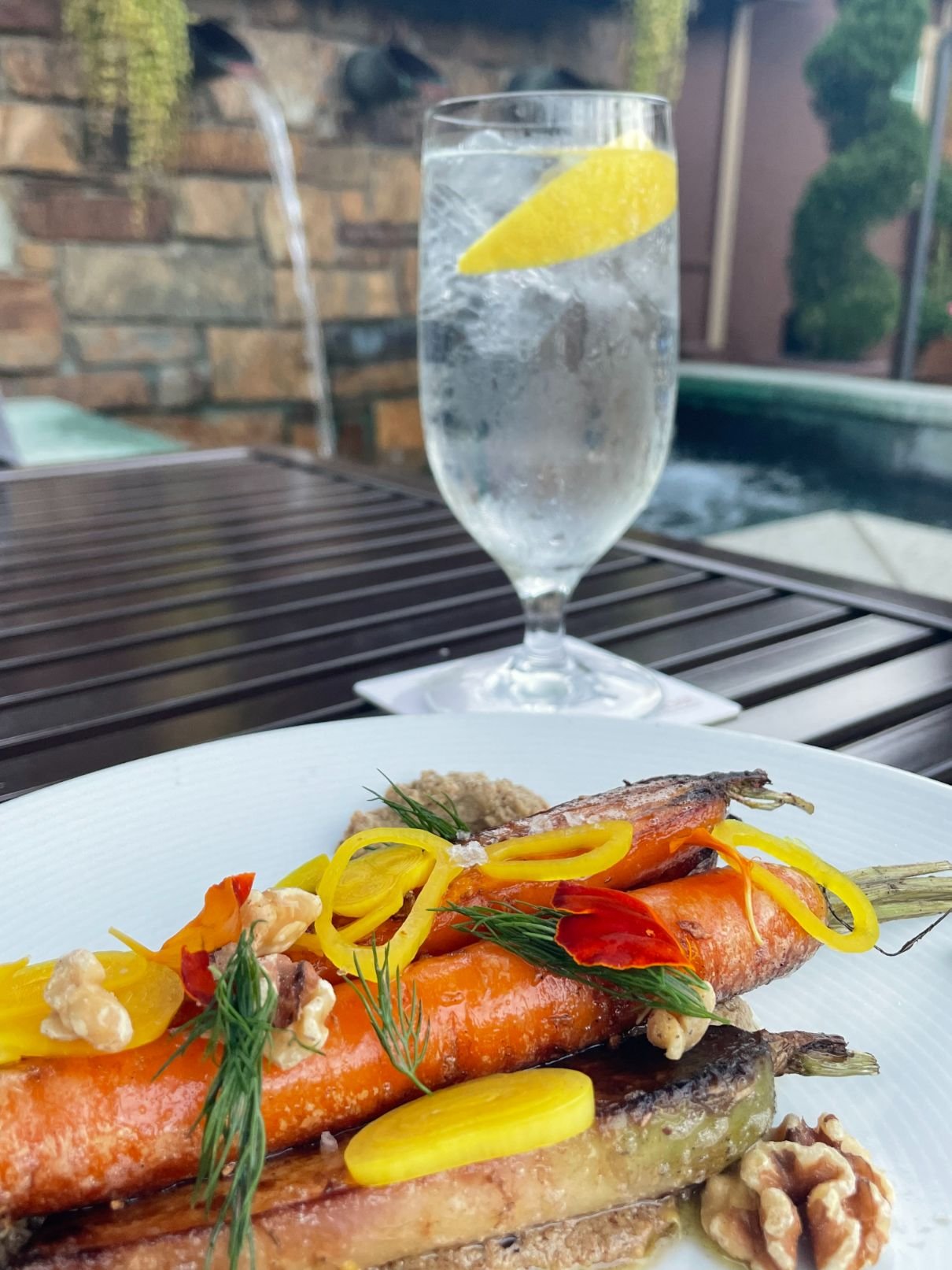 Heirloom carrots at Barking Frog