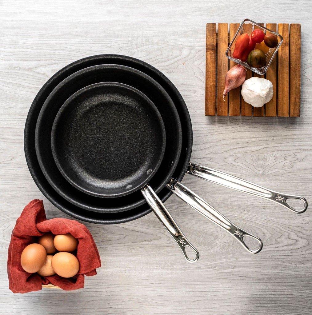 Hestan ProBond Stainless Steel 2-Piece TITUM Nonstick Skillet Set