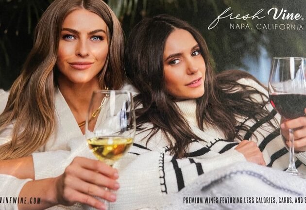 Actresses Julianne Hough and Nina Dobrev Fresh Vine Wine