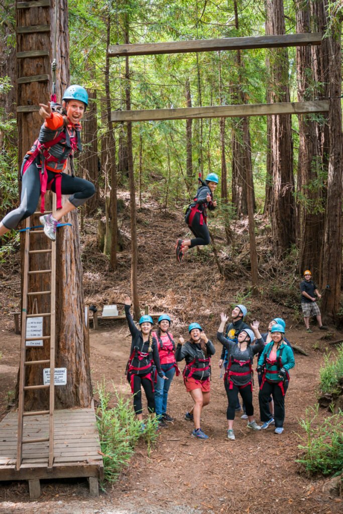 Ropes Course Giants Ladder