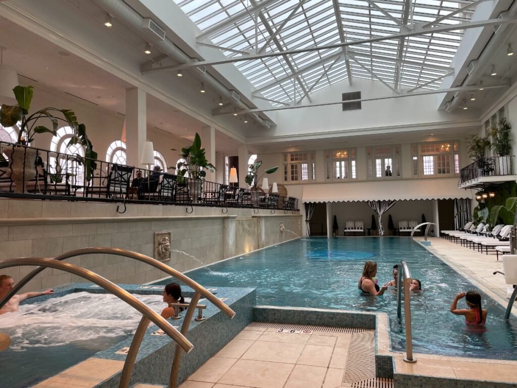 The Cavalier's indoor saltwater pool was a favorite spot for F. Scott Fitzgerald