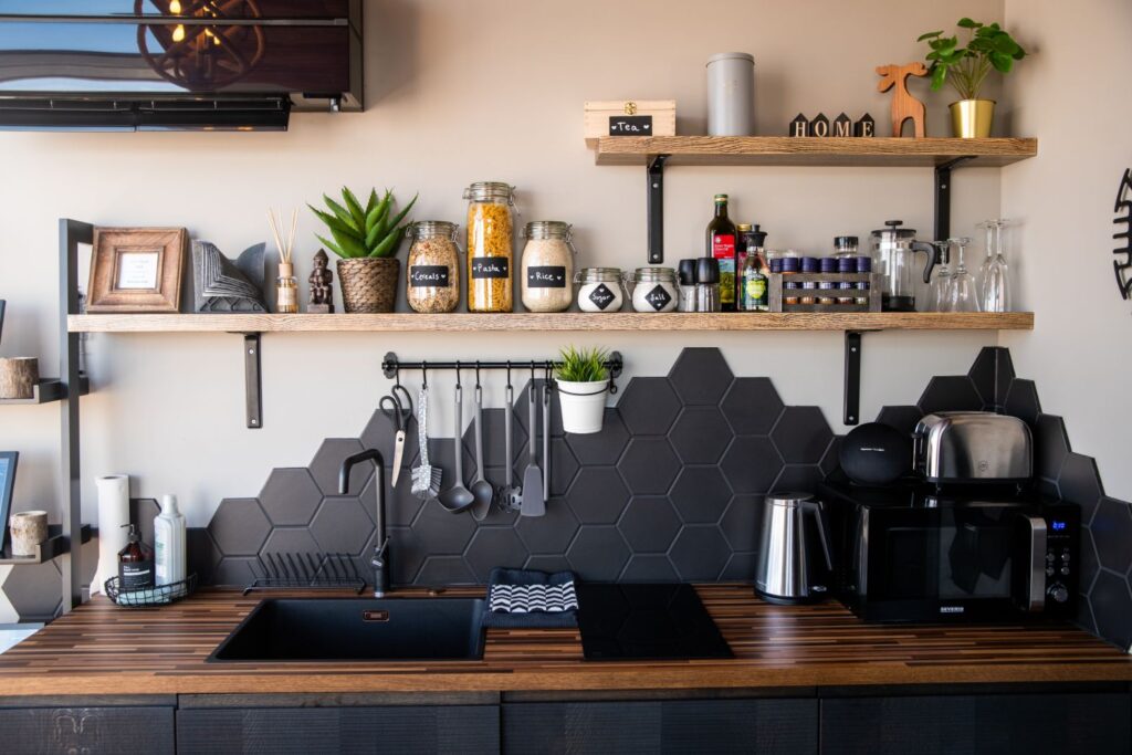 Iceland Glass Lodge kitchen