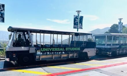 Universal Studios Hollywood All Electric Tour Trams