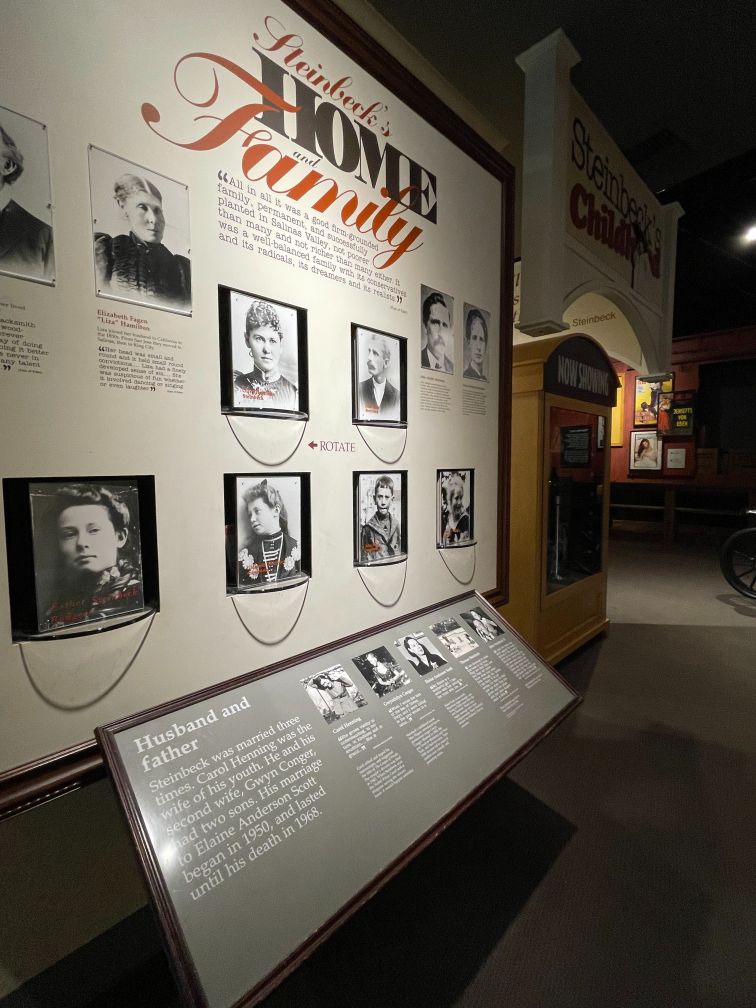 Exhibits inform about Steinbeck's family