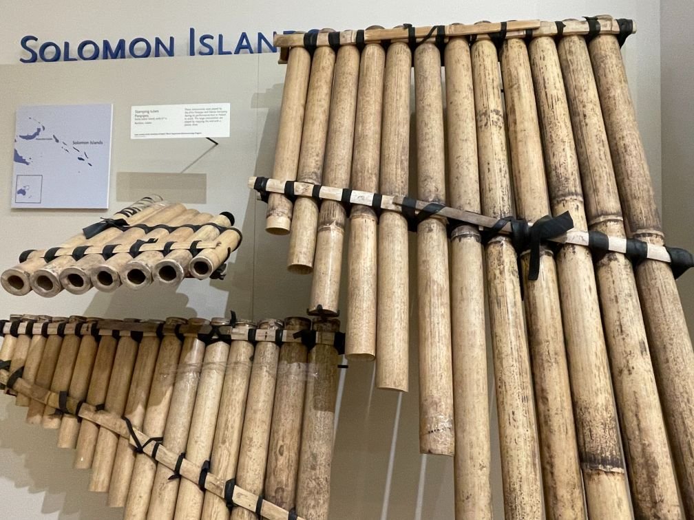 Stamping tubes from the Solomon Islands