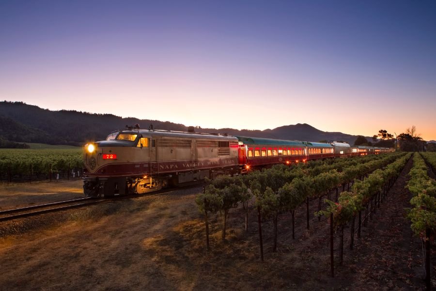The Napa Valley Wine Train Exterior
