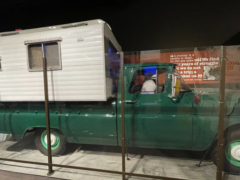 The camper truck Steinbeck used on his road trip